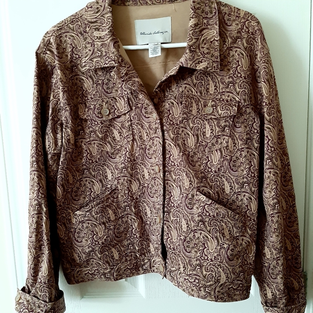 Paisley Jacket size L